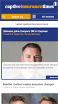 Mobile Screenshot of captiveinsurancetimes.com