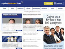 Tablet Screenshot of captiveinsurancetimes.com